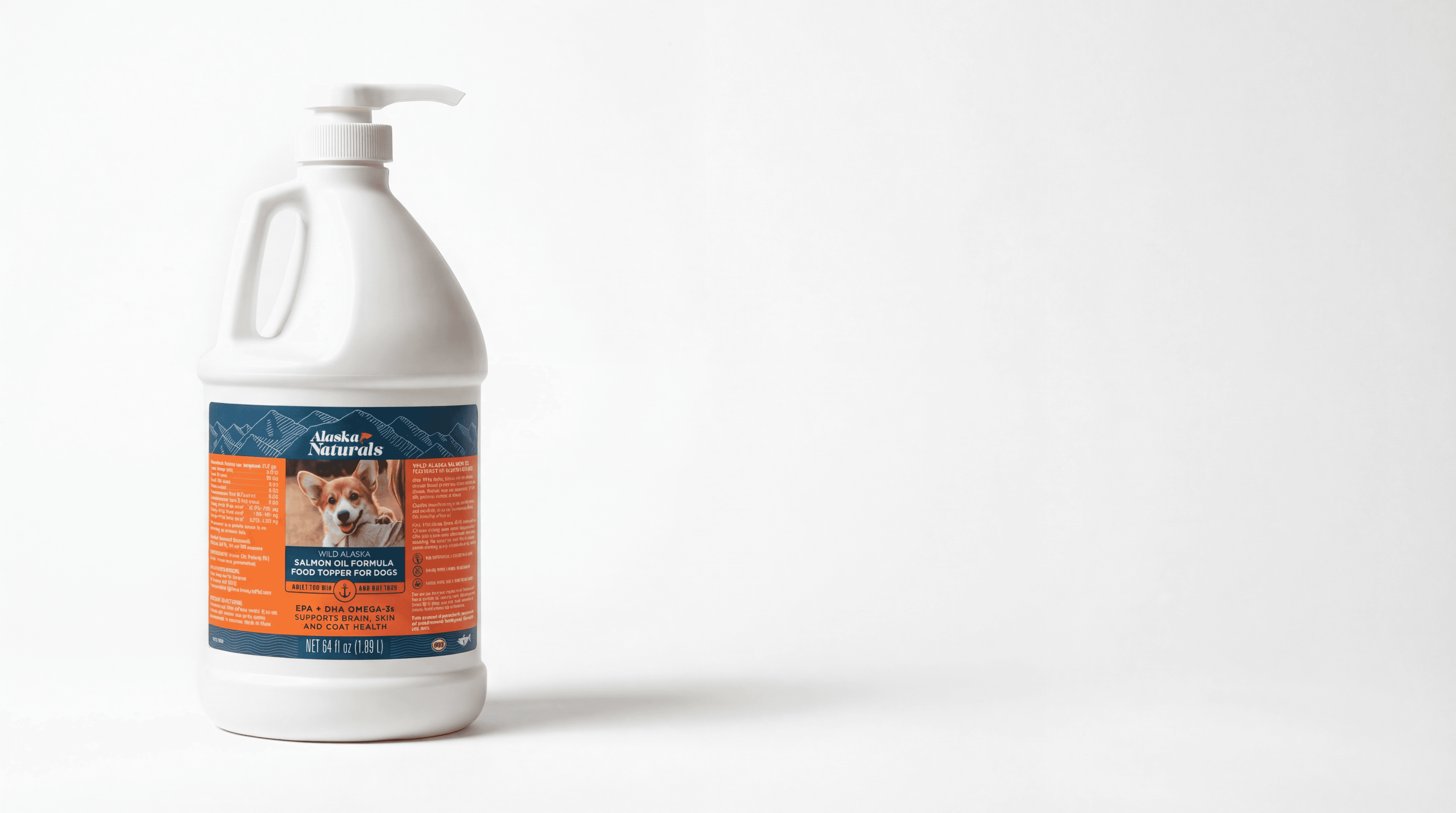 Salmon Oil Formula For Dogs Salmon 64oz. — hero banner